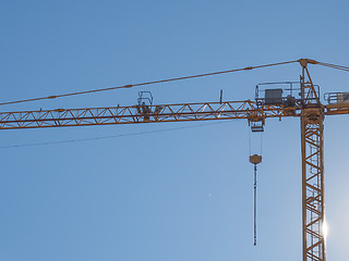 Image showing Construction crane