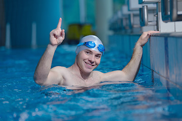 Image showing swimmer athlete