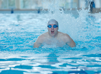 Image showing swimmer athlete