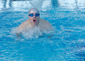 Image showing swimmer athlete