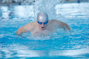 Image showing swimmer athlete