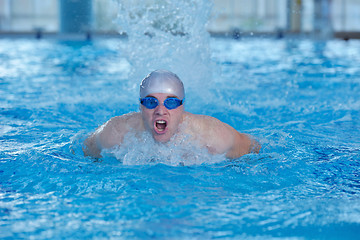 Image showing swimmer athlete