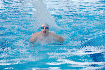 Image showing swimmer athlete