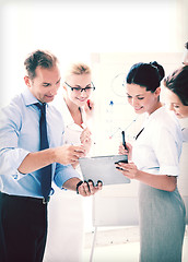 Image showing business team having discussion in office