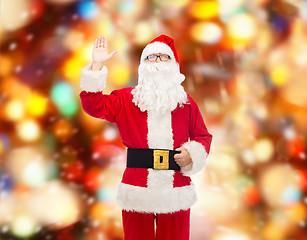 Image showing man in costume of santa claus