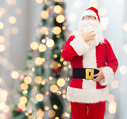 Image showing man in costume of santa claus