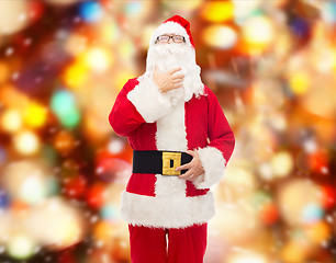 Image showing man in costume of santa claus