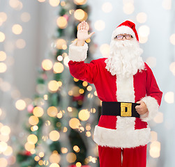 Image showing man in costume of santa claus