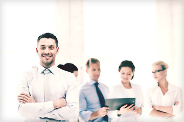 Image showing businessman in office