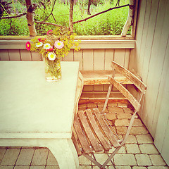 Image showing Interior of a rustic house