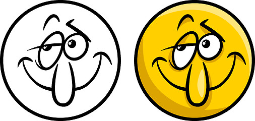 Image showing character face cartoon illustration