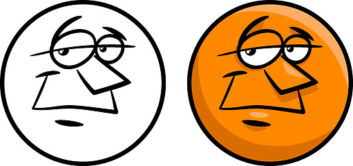 Image showing character face cartoon illustration