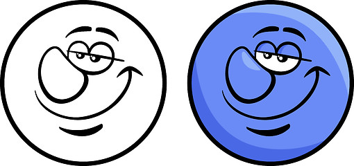 Image showing character face cartoon illustration