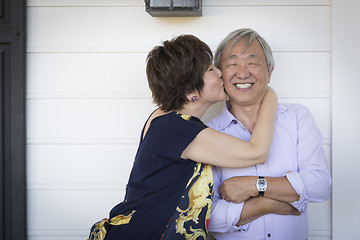 Image showing Attractive Chinese Couple Enjoying Their House