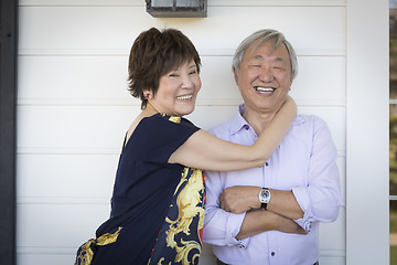 Image showing Attractive Chinese Couple Enjoying Their House