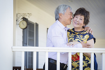 Image showing Attractive Chinese Couple Enjoying Their House