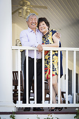 Image showing Attractive Chinese Couple Enjoying Their House