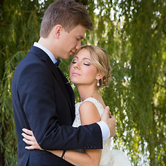 Image showing Beautiful wedding couple