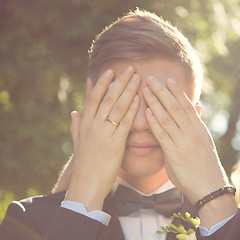 Image showing Beautiful wedding couple