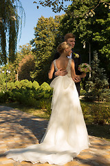 Image showing Beautiful wedding couple