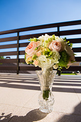 Image showing wedding bouquet, flowers, roses, beautiful bouquet