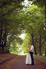 Image showing Beautiful wedding couple