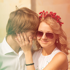 Image showing Beautiful wedding couple