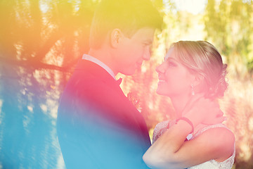 Image showing Beautiful wedding couple