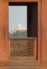 Image showing Taj Mahal in Agra