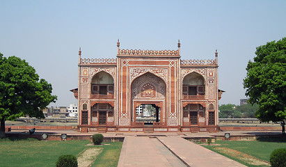 Image showing gate of the Tomb of Itimad-ud-Daulah