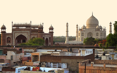 Image showing Taj Mahal in Agra