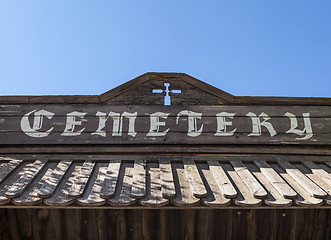 Image showing Cemetery Entrance