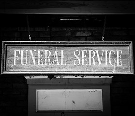 Image showing Funeral Service