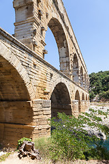 Image showing Pont du Gard - France