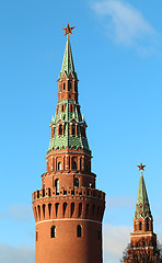 Image showing Vodovzvodnaya Moscow Kremlin tower