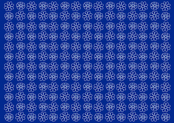 Image showing Texture. Pattern on a blue background.