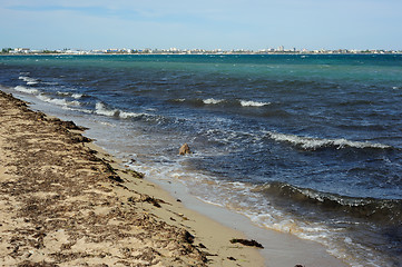 Image showing Coast of the Black Sea. Evpatoria. Crimea.