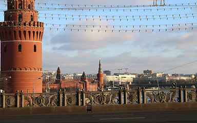 Image showing Vodovzvodnaya Moscow Kremlin tower