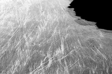 Image showing Texture of river ice photographed