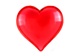 Image showing red heart isolated 