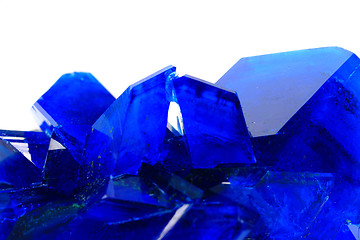 Image showing blue vitriol mineral isolated 