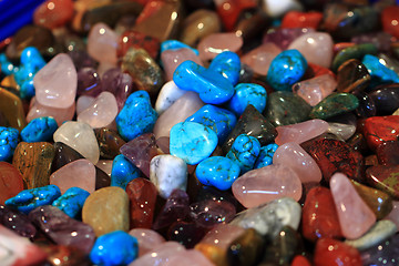 Image showing color gemstone minerals  background