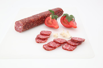 Image showing salami