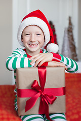 Image showing kid at christmas