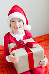 Image showing kid at christmas