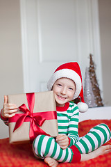 Image showing kid at christmas