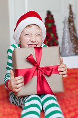 Image showing kid at christmas