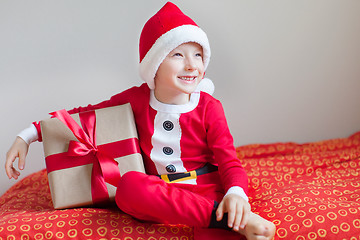 Image showing kid at christmas