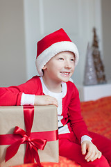 Image showing kid at christmas