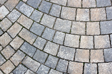 Image showing rectangle stone pavement